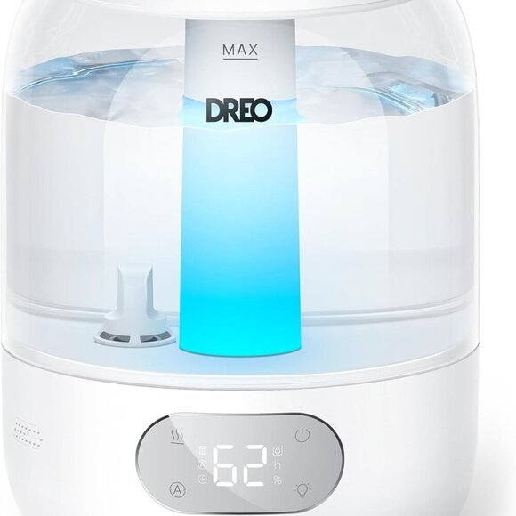 3L Top Fill Humidifiers for Bedroom 30H & 26dB Quiet Runtime for Large Room Co